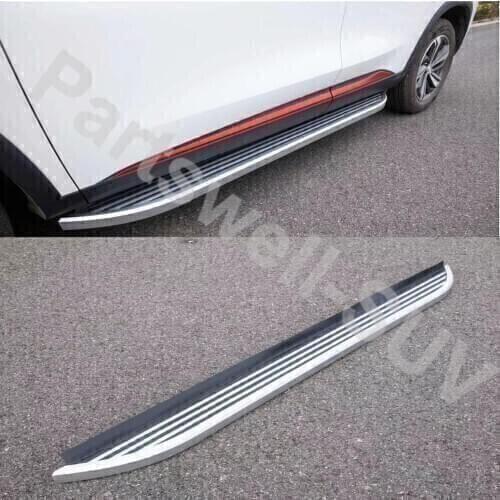 Fits for N-i-ssan X-Trail Rogue 2014-2020 2Pcs left right running board side steps nerf bar car pedal side stairs side bar