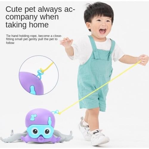 Amphibious Movable Octopus Bath Swimming Pool Baby Bath Outdoor Games Garden Universal Walking Floating Beach Toy for Kids