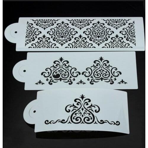 Cake Stencil Crown King Princess Queen bake FondantTemplate Mold spray Biscuit Bakery Tool Disposable Bakeware Tools