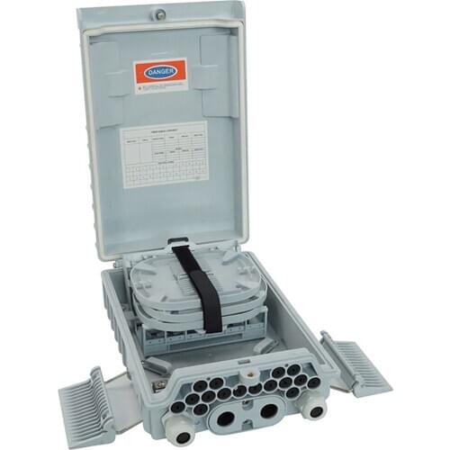 YOUYSI Black/White fiber splitter box FTT-FDB12B outdoor equipment terminal box 12 port fiber optic distribution box FTTH