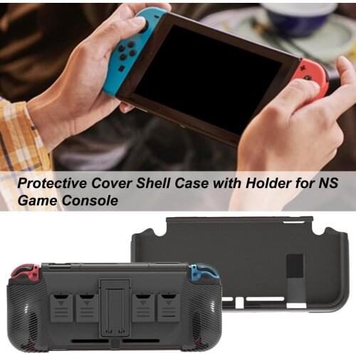Protective Hard Case Shell Cover With Holder For Nintend Switch NS Console Joy-Con Handle Grip Game Console