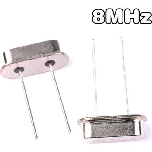 10PCS HC-49S 8M 8MHZ 8 MHZ Crystal Oscillator HC-49S