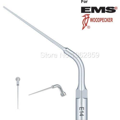 2pcs E14 Dental Ultrasonic Scaler Scaling Tips fit EMS Woodpecker UDS Handpiece Tip Tools
