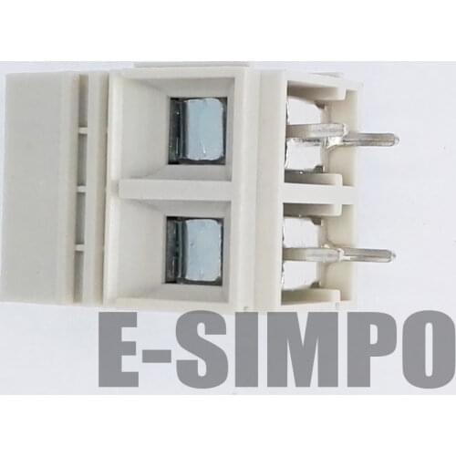 1016A-10.16-2P PCB Screw Terminal Block, Straight 10.16mm, 650V57A 22AWG-8AWG,1pole with 2 solder pin, high current terminal