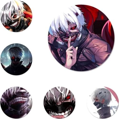58mm Hot Anime Tokyo Ghoul Badge Brooch Pin Accessories For Clothes Backpack Decoration gift