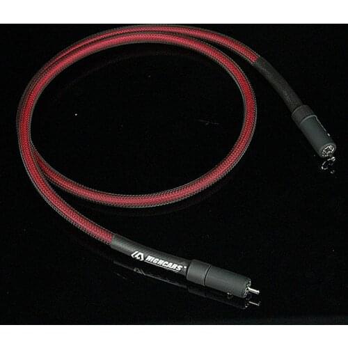 6N OFC 75 OHM Silver-plated Coaxial HiFi Audio Cable Wiht Frozen Rhodium Plating RCA Plug Subwoofer Line