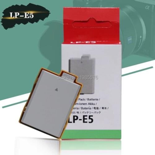 LP-E5 LP E5 LPE5 Rechargeable Digital Camera Battery Pack For Canon EOS 450D 500D 1000D KISS X2 X3 F Rebel XS