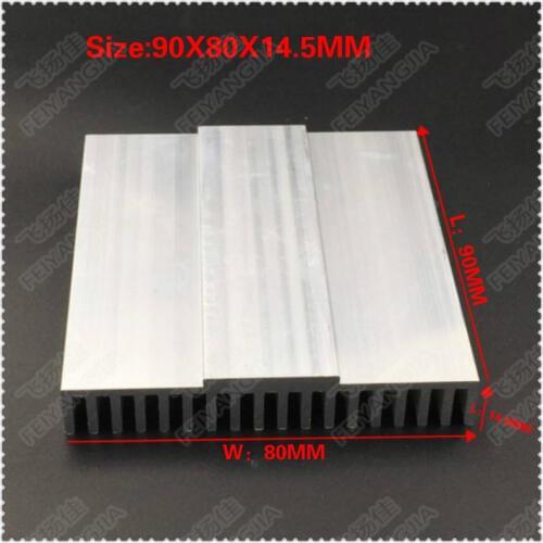 Free shipping) 1 pcs High quality radiator Aluminum heatsink 90X80X14.5MM for LED Electronic Power Heatsink Aluminum heat sink