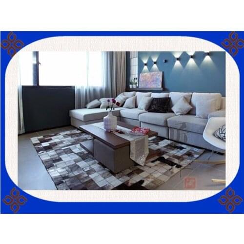 Free shipping 100% natural genuine cowhide plastic carpet protector