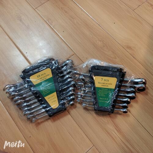 Free shipping 8-19mm Ratchet Metric Wrench Tool Set Hand Tools for Car Repair Wrenches Spanner A Set of Key