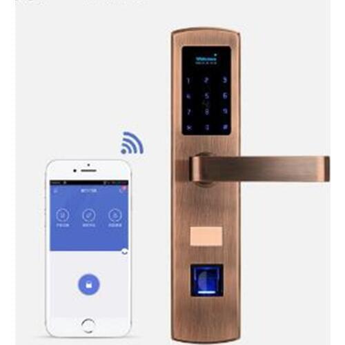 WIFI APP Remote Control /Fingerprint / Smart Card /Password/ Key Door Access Control Hotel Lock