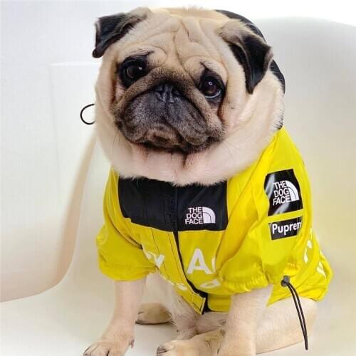 Pet Dog Raincoat Jacket Clothes Windproof Cat Dog Jacket Fashion Waterproof Reflective Pet Clothing Small Pets Large Pets Coat