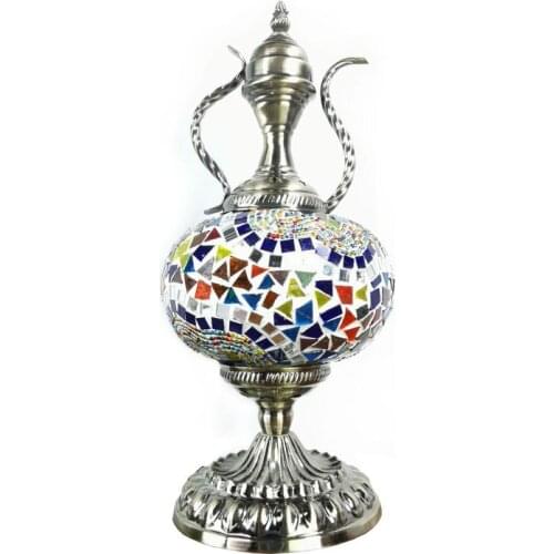 Turkey handmade mosaic pot living room bedroom dining room coffee shop Hotel romantic glass decorative table lamp