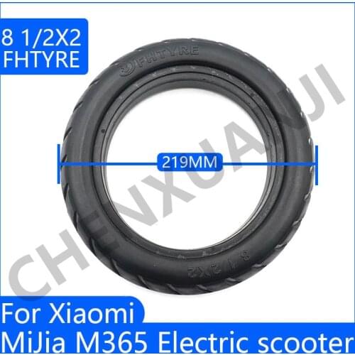 FHTURE For Xiaomi Mijia M365 Electric Scooter Wheel Tire 8 1/2X2 Solid Wheel Non Pneumatic Solid Tyre Scooter accessories