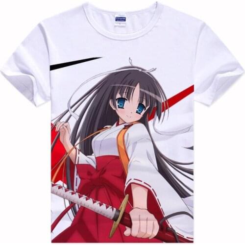 Japanese Anime Hidan no Aria Cosplay T Shirt Cartoon Kanzaki Holmes Aria 3D Printed Summer T-Shirt Graphic Top Tee Costume