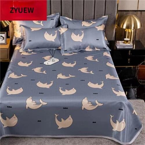 Summer Cool Sleeping Mat And Breathable Ice Silk Cold Sheets Pillowcase Mattress Can Be Washed And Folded