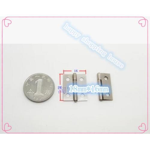 Samll hinge silver hinges for small gift box mini stainless steel hinge