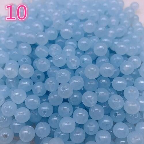 New 6-14mm Multi-color Acrylic Beads Round Loose Spacer Beads Fit DIY Women & Men Bracelets&Necklace Jewelry Gifts #10