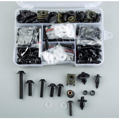 Complete Fairing Fender Windscreens Bolt Screw Clip Kit Fit For Ducati 1098 1198 1199 900 Monster Honda CB1000R CB500F CBF600