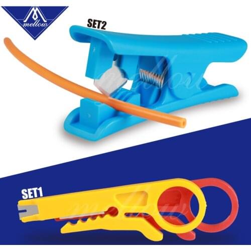 Mellow Mini Portable PTFE tube cutter Wire Stripper Knife for 3d printer TeflonT tube hotend i3 ender 3 extruder Kit tools