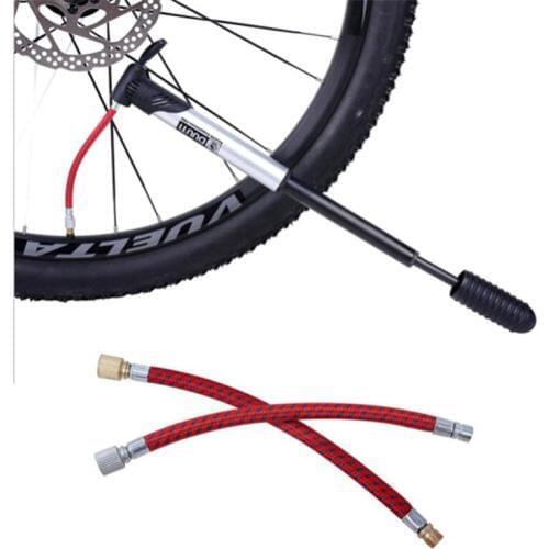 2Pcs Hot Sale New Cycling Bike Bicycle Pump Portable Inflatable Tubes Extend Extension Tube Scooters Mouth Schrader Universal