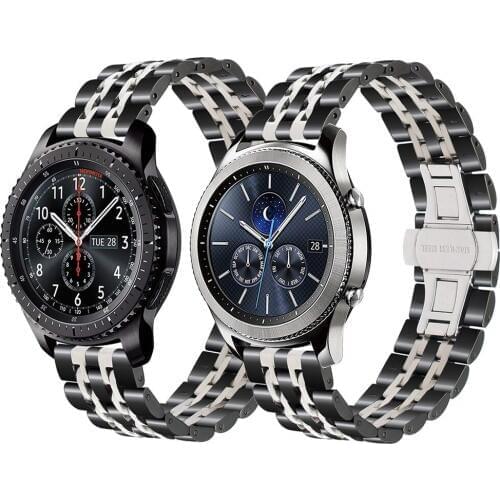 For Samsung Gear S3 Bands,Gear S3 Frontier/Classic band 22mm stainless steel Strap wrist bracelet for galaxy watch 46mm correa