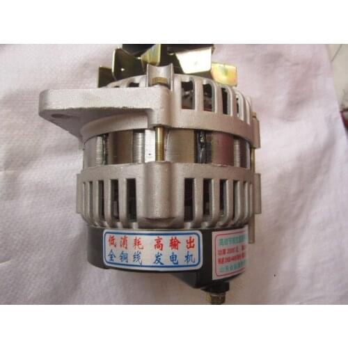 12V 2000w agricultural vehicle tricycle generator 12V rechargeable generator single wire generator