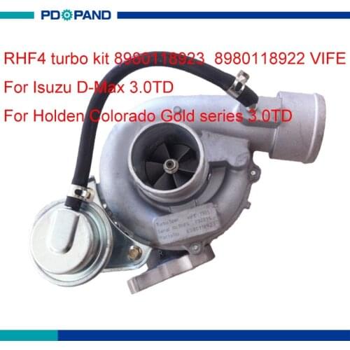 Engine turbo kit RHF4 turbocharger supercharger 8980118923 8980118922 for Isuzu D-Max Holden Rodeo Colorado 3.0L FE-1106 diesel