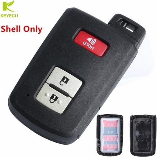 KEYECU Replacement Smart Remote Key Shell Case Fob 2+1B for Toyota Avalon 2012-2015 Camry 2012-2015 RAV4 2012-2015