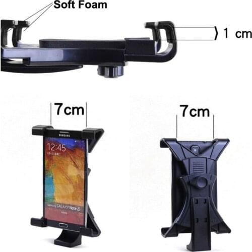 Tablet Tripod Mount Clamp Tripod Mount Holder Bracket Clip For iPad Galaxy Phone Clamp With 1/4" Thread Adapter Universal