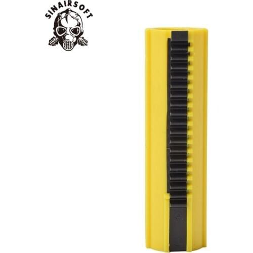 Yellow 19-tooth Full Metal Rack Piston Fit SR25 And L85 Series Airsoft Gearbox For Paintball Shooting Hunting Accessories