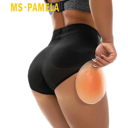 Women Bodyshaper Panties Silicone Hip Push Up Briefs Big Ass Bum Lifter Sexy Buttocks Shapewear Butt Lifter Padded Panties