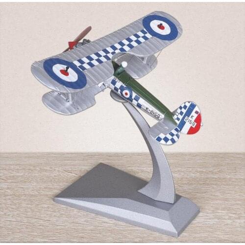 1/72 scale WWII Britain Bristol Bulldog single-seat biplane fighter collectible hobby finished alloy model aircraf