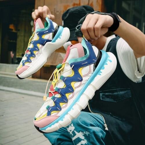 2021 Trendy Colorful Designer Sneakers Unisex High-quality Platform Mens Hip-hop Sports Shoes Lightweight Comfort Sneakers Men