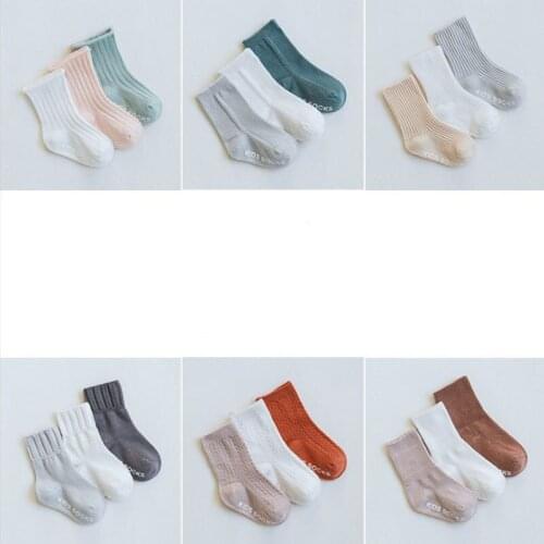 6pair Cotton Baby Socks Newborn Boys Girls Sock Cute Toddler Kid Socks Size 0-3Years