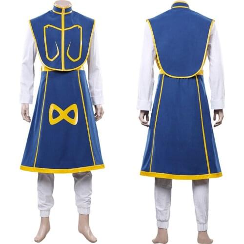 Anime HUNTER×HUNTER-Kurapika Juvenile Cosplay Costume Top Skirt Outfits Halloween Carnival Costumes Girl Boy Christmas Gift