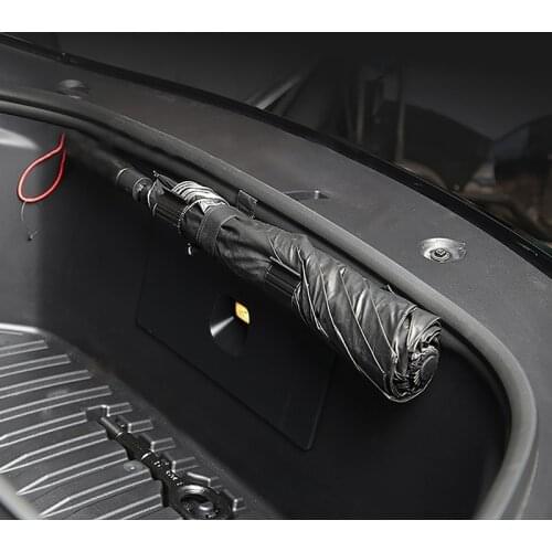 2Pcs Car Front Trunk Hook Holder Anti Swinging Umbrella Storage Hanging Accessories for Tesla Model Y 2021
