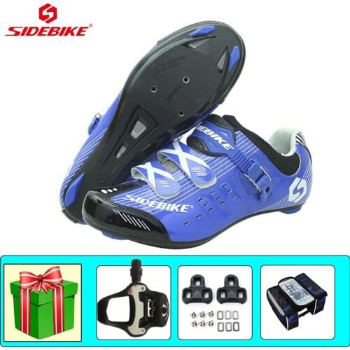 SIDEBIKE Road Cycling Shoes Add Pedals Self-locking Breathable Sapatilha Ciclismo Outdoor Wear-resistant Riding Bicycle Footwear