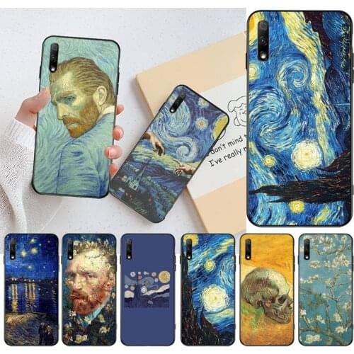 Vincent Van Gogh Paintings Starry Night Phone Case for Huawei Honor 30 20 10 9 8 8x 8c v30 Lite view pro