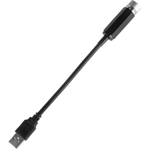 For Car USB Intterior Atmosphere Starry Light Auto Roof Projector Purple-Blue LED Laser Lamp Car-Styling Decoration