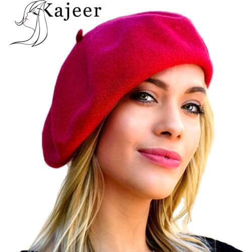 Женские шерстяные шапки Kajeer China At AliExpress