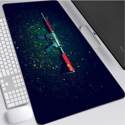 CSGO Gaming Keyboard Carpet Mat Ak Gun Gamer Set Mouse Pad XXL Gaming E-sports Personalized Computer PC Anti-slip Pad Desk Mat