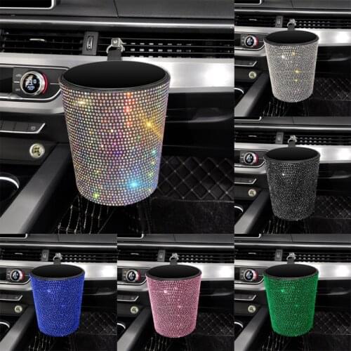 LADYCRYSTAL Garbage Cans For Cars