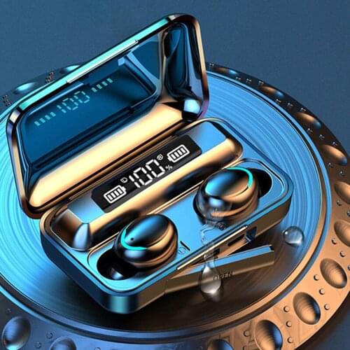 2020 Hot Selling TWS F9 Bluetooth 5.0 Wireless Ear Phones Audifonos Waterproof Earphone 8D Studio HIFI LED Fone Earphones