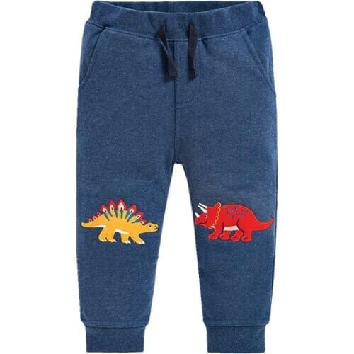 Funnygame New 2021 Cartoon Childrens Long Pants Cotton Cute Boys Girls Sweatpants for Autumn Spring Kids Trousers Pants