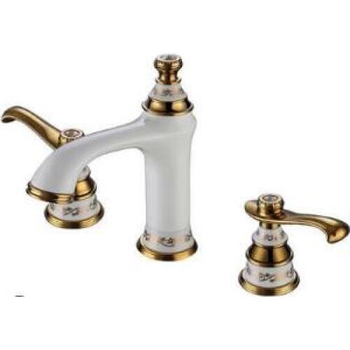New arrival fashion high quality chrome and green Copper cold and hot bathroom sink faucet basin mixer