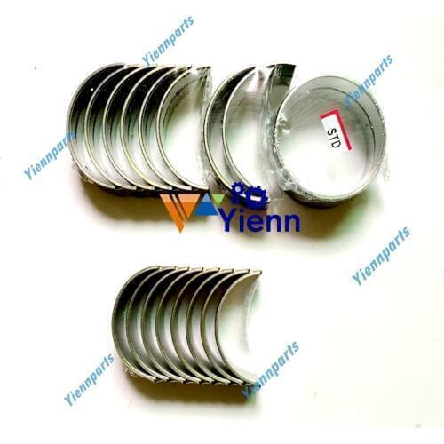 B72 B1700 B1830 Crankshaft Main Bearing Conrod Bearing Set For Kubota Farm Sub-Compact Utility Tractor Diesel Engine Spare Parts