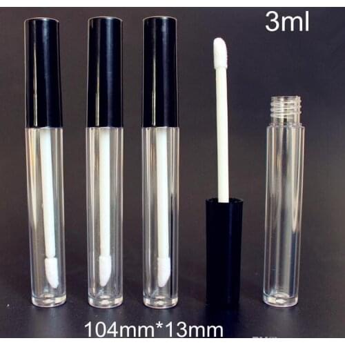 Wholesale 3ml Plastic Lip Gloss Tube Small Lipstick Tube with Leakproof Inner Sample Cosmetic Container DIY SL25