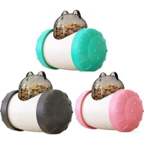 Rolling Tumbler Pet Food Feeder Educational Toys Pet Supplies Food Spiller