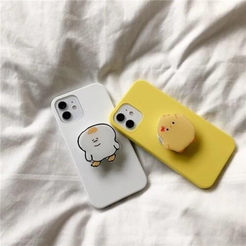 Chick Holder Phone Case For Samsung Galaxy A7 A8 A9 A6 Plus J4 J6 J8 PLus A10 20s A20E M10 20 30 60s 80s